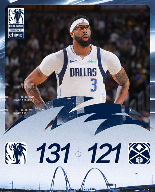 独行侠131-121逆转掘金，<a href=/qiuxingjieshao/mianfeilanqiu/130.html target=_blank class=infotextkey>约基奇</a>29+20，浓眉32+13，<a href=/qiuxingjieshao/mianfeilanqiu/124.html target=_blank class=infotextkey>穆雷</a>受伤